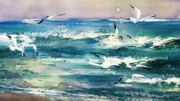 Константин Стерхов акварель