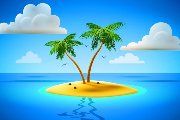 Море пляж мультяшное