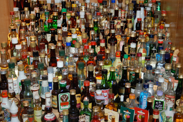 Много алкоголя