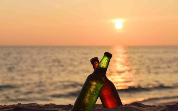 Алкоголь на пляже