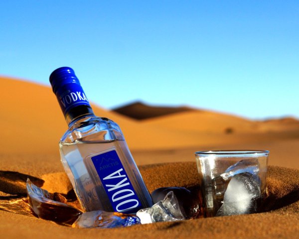 Бутылка водки