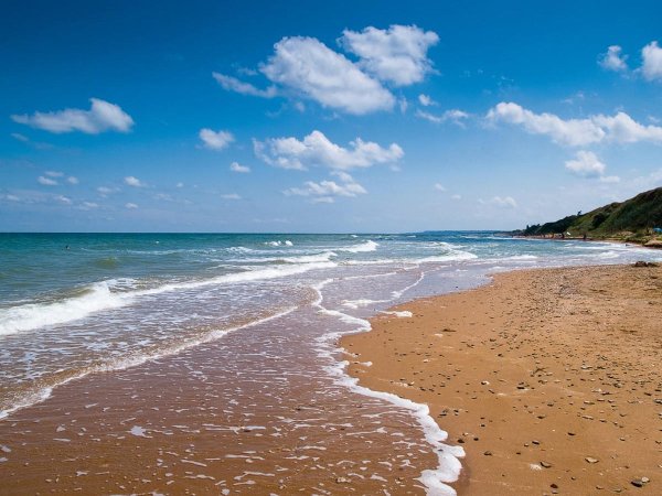 Пляж Кучугуры Азовское море