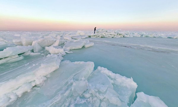 Черное море замерзло Одесса