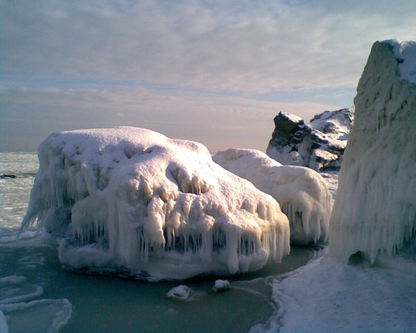 Замерзшее черное море 2012