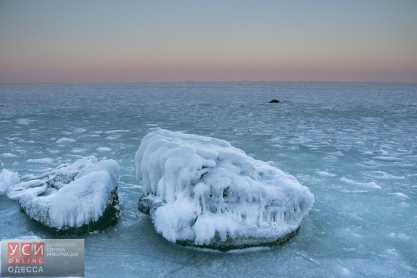 Евпатория 2012 замерзшее море