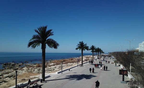 Город Актау набережная