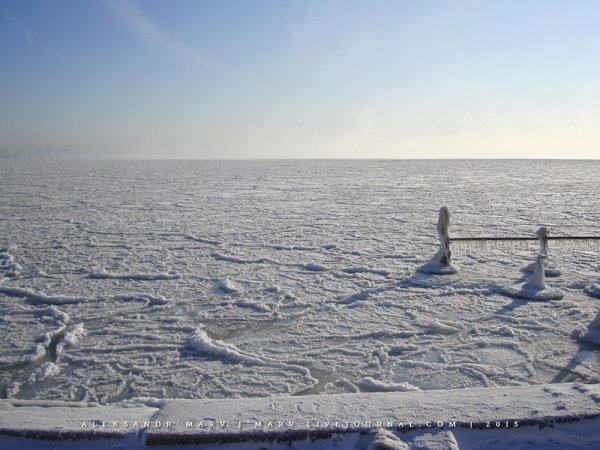 Замерзшее черное море 2012