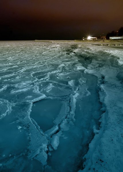 Черное море замерзло Евпатория