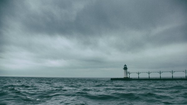 Морской пейзаж Минимализм