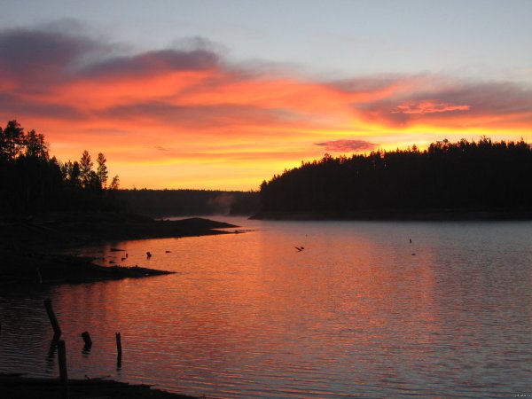 Горьковское море рассвет