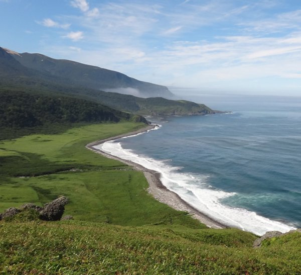 Береговая линия Охотского моря