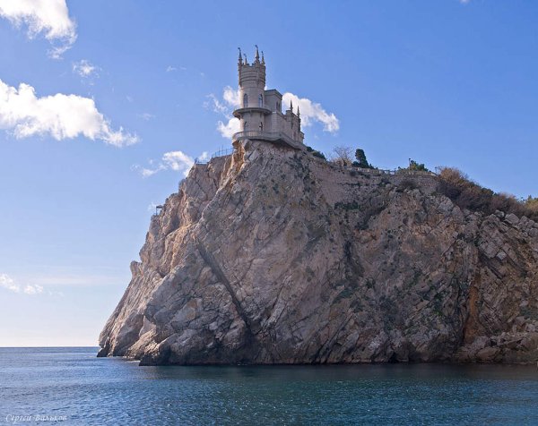 Ялта Ласточкино гнездо с моря