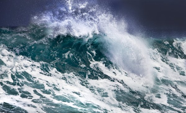 Берингово море шторм