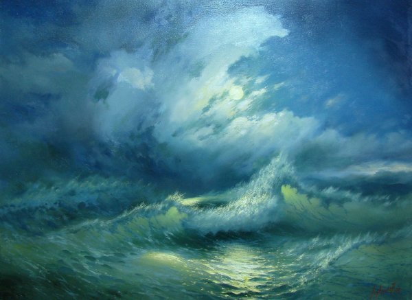 Бушующее море