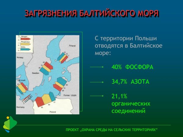 Балтийское море разлив нефти