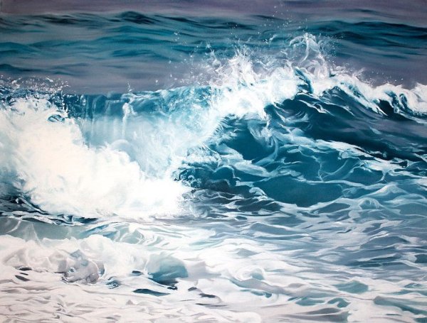 Пейзаж моря не реалистично