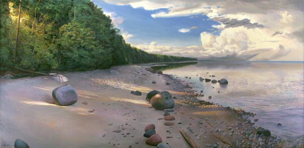 Художник маринист Байрон Пикеринг