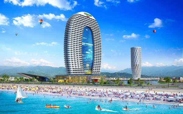 Грузия Батуми набережная