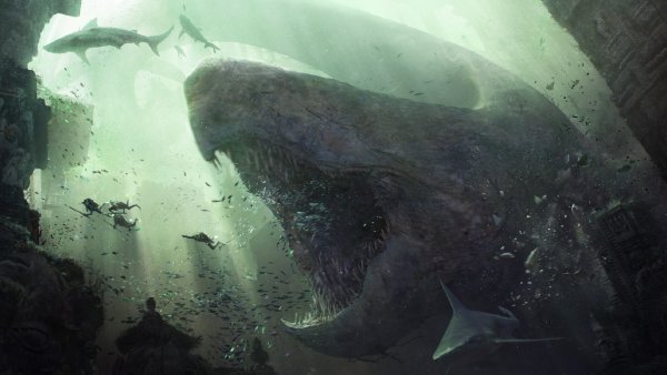 Череп под водой