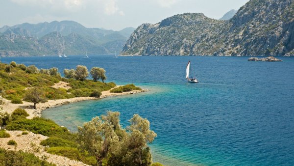 Турция Анталия пляж