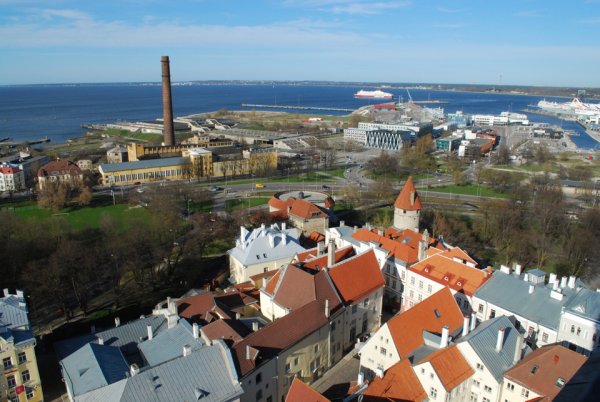 Таллин на берегу Балтийского моря