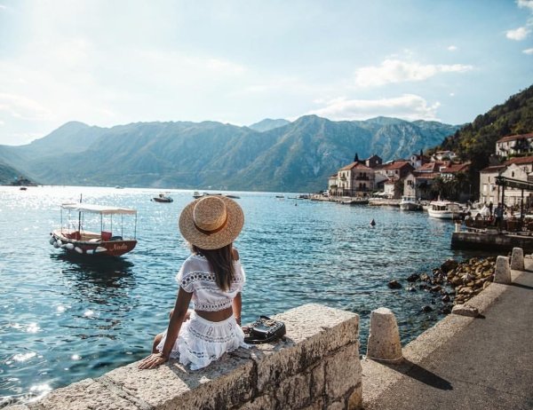 Туристы в Черногории