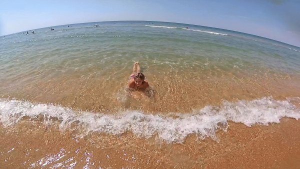 Дикий пляж Витязево