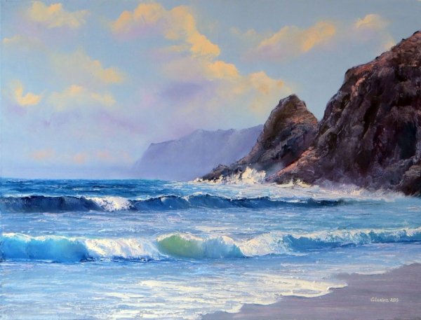 Виктор Лузик картины море