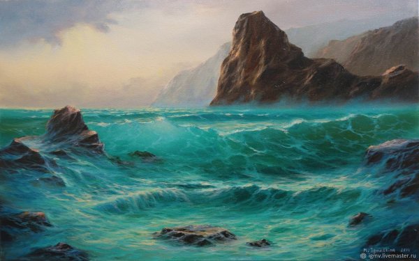 Дмитрий Спарос море картины