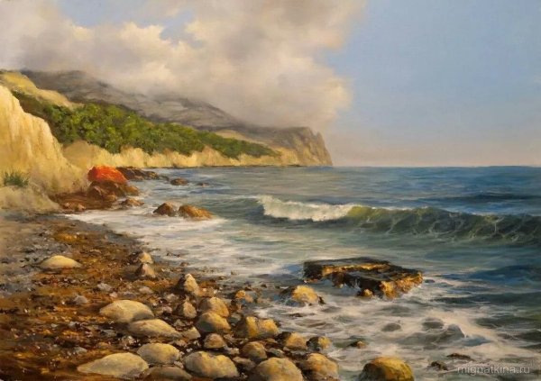 Виктор Лузик морской пейзаж