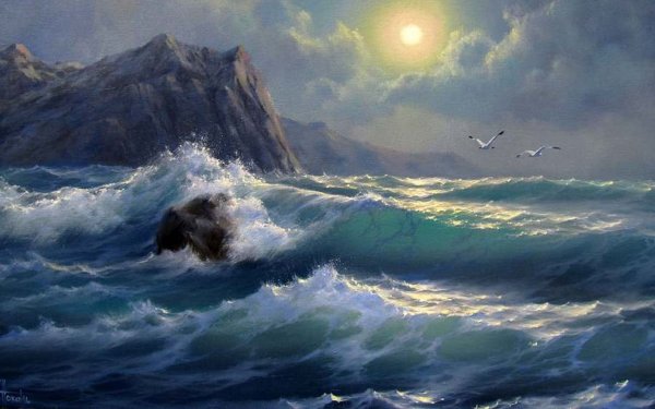 Сергей Стоев морской пейзаж