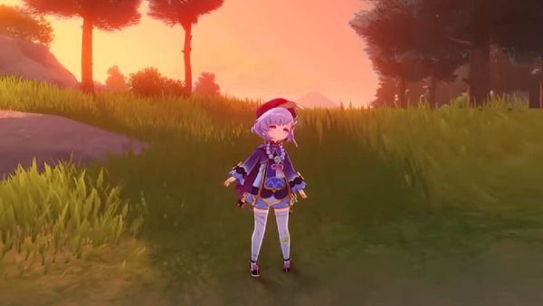 Экран загрузки Геншин