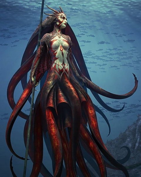Кракен арт фэнтези