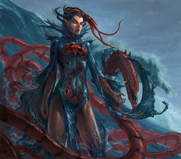 Морской демон арт