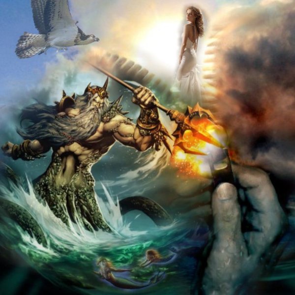 Посейдон Бог битва богов