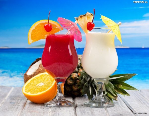 Коктейль на море
