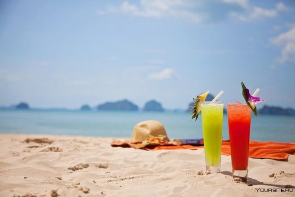 Апельсиновый сок море пляж