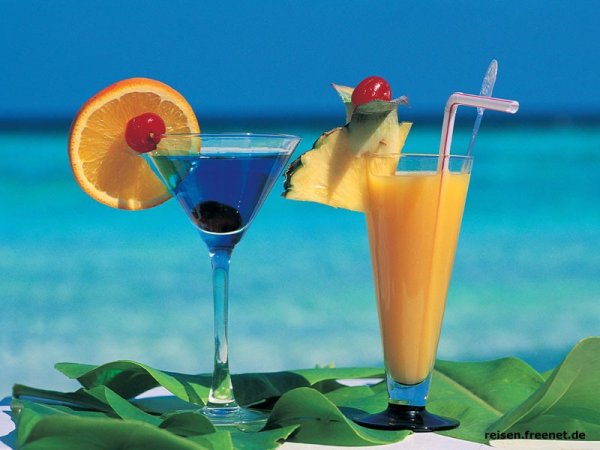 Коктейль на пляже Мохито