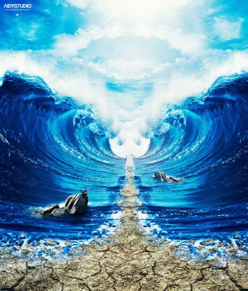 Море расступилось