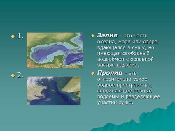 Части мирового океана острова