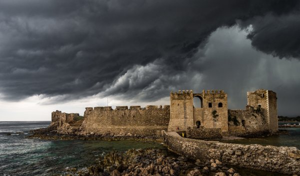 Крепость модон в Греции