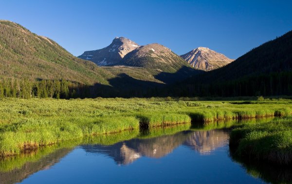 Реки горы и равнины России