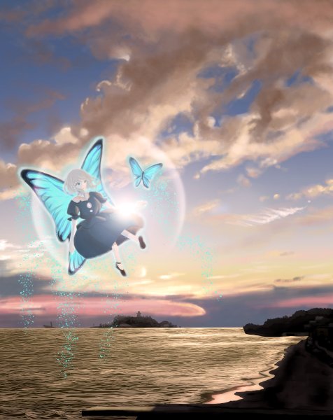 Бабочки в небе