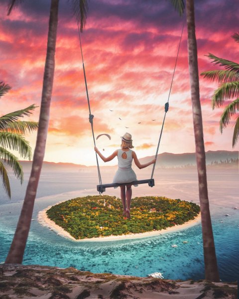 Качели над морем