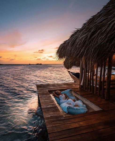 Гамак на пляже