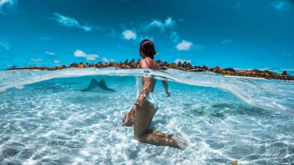 Рассвет на Мальдивах