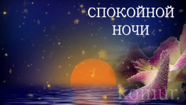 Спокойной ночи