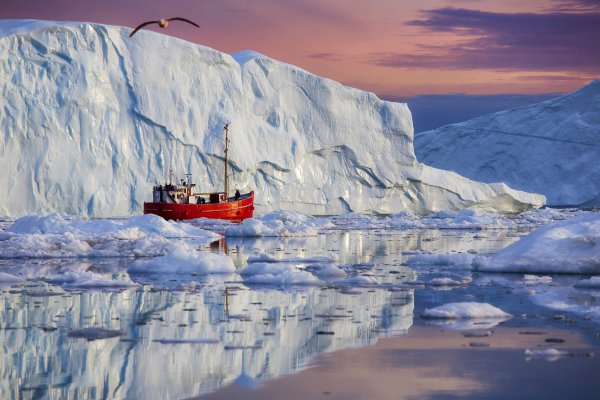 Парусник Айсберг Гренландия