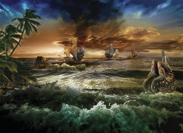 Пейзаж Русалка