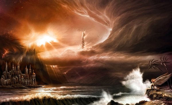 Пиратские корабли обои фэнтези